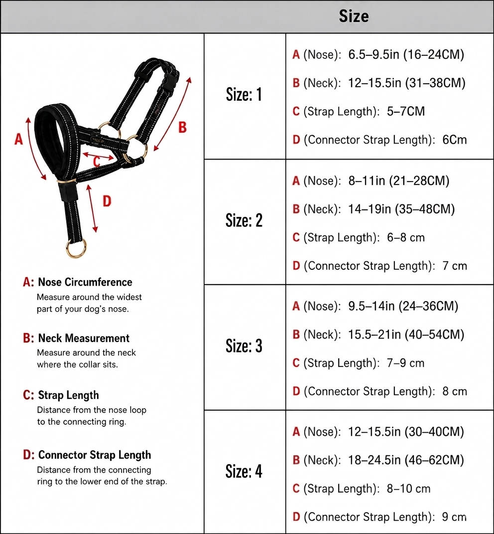Li + La No-Pull Dog Head Collar