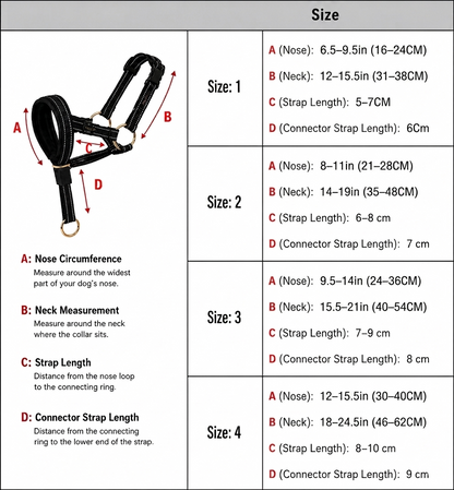 Li + La No-Pull Dog Head Collar